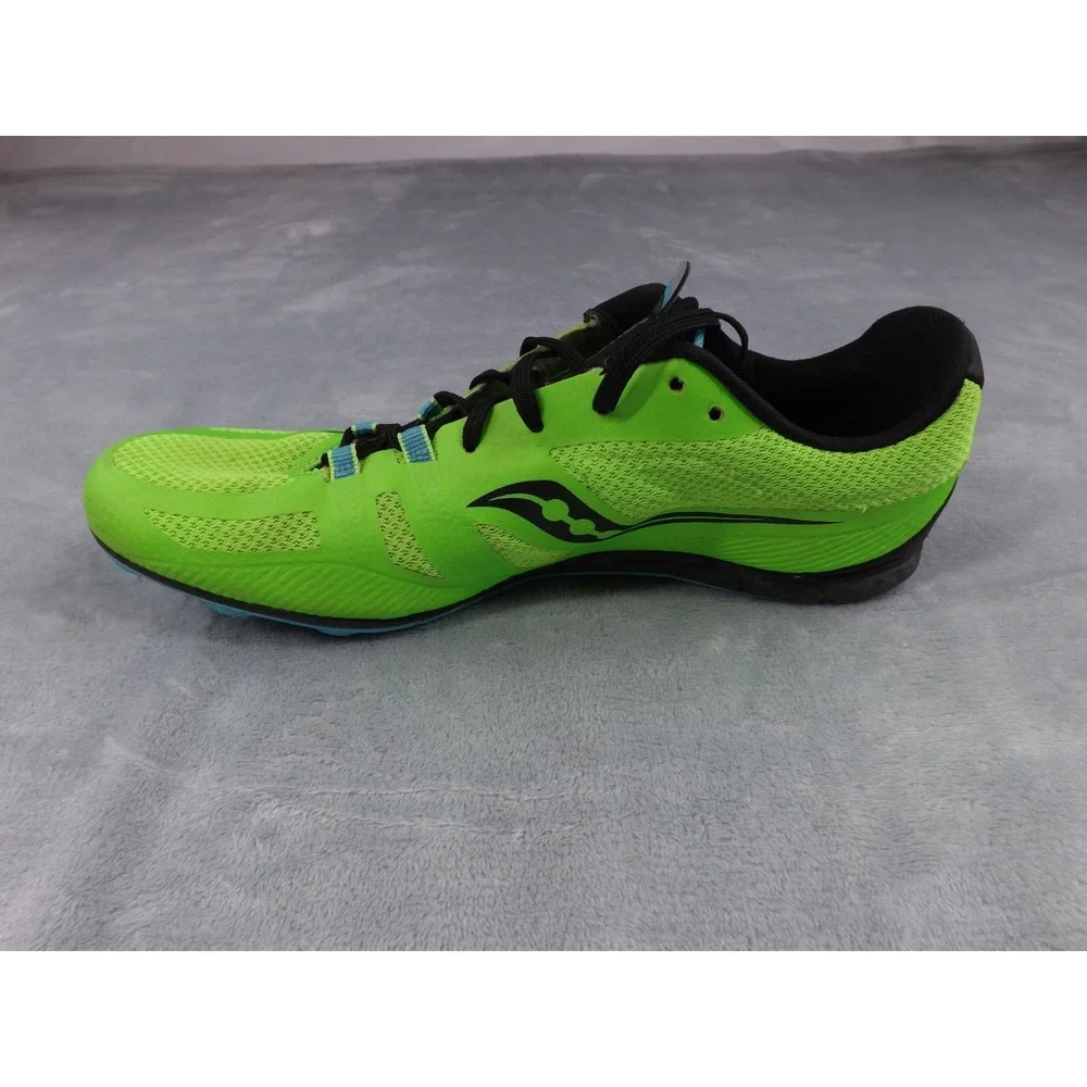 Saucony Vendetta 3 Racing/Running/Track Shoes Men's Size 8.5‎ Green/Black/Blue - Picture 12 of 16